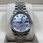 2022 ROLEX DATEJUST 36MM MOP DIAL W/ DIAMONDS 126234 - WatchCraze.com.au