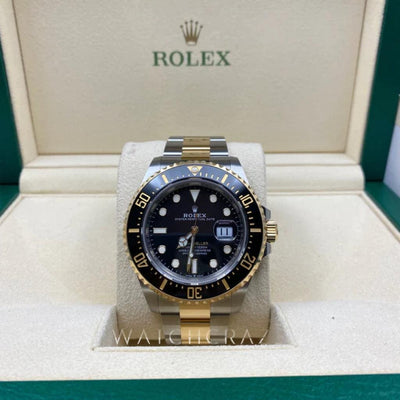2022 ROLEX SEADWELLER 43MM YELLOW GOLD & OYSTERSTEEL 126603 - WatchCraze.com.au