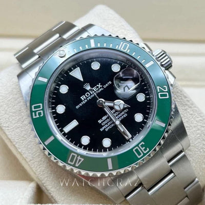 2021 ROLEX SUBMARINER ‘STARBUCKS’ 41MM 126610LV - WatchCraze.com.au