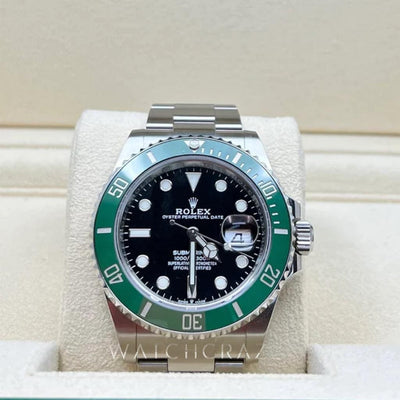2021 ROLEX SUBMARINER ‘STARBUCKS’ 41MM 126610LV - WatchCraze.com.au