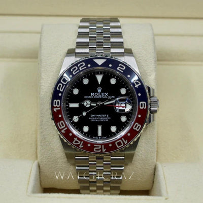 2020 ROLEX GMT MASTER II PEPSI JUBILEE BRACELET 40MM 126710BLRO - WatchCraze.com.au