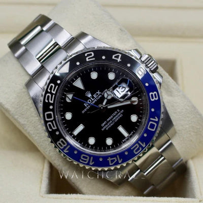 2018 ROLEX GMT MASTER II 40MM BATMAN 116710BLNR - WatchCraze.com.au