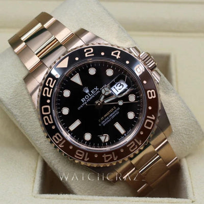 2021 ROLEX GMT MASTER II ROOTBEER EVEROSE 126715CHNR 40MM - WatchCraze.com.au