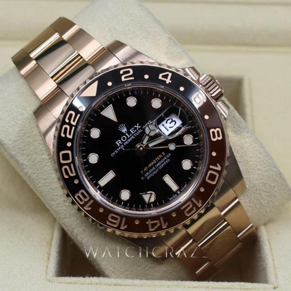 2021 ROLEX GMT MASTER II ROOTBEER EVEROSE 126715CHNR 40MM - WatchCraze.com.au
