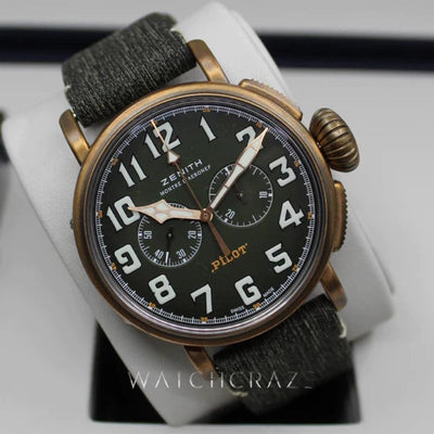 2022 ZENITH PILOT TYPE 20 CHRONOGRAPH ADVENTURE BRONZE 45MM - WatchCraze.com.au