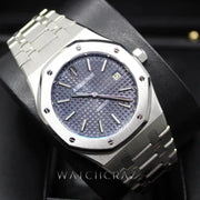 2008 AUDEMARS PIGUET ROYAL OAK 15300ST 39MM BLUE DIAL DISCONTINUED (SERVICED 2020) - WatchCraze.com.au