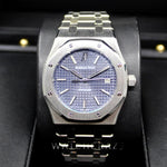 2008 AUDEMARS PIGUET ROYAL OAK 15300ST 39MM BLUE DIAL DISCONTINUED (SERVICED 2020) - WatchCraze.com.au