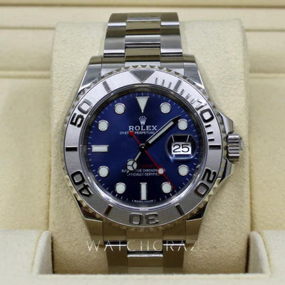 2019 ROLEX YACHTMASTER 40MM BLUE DIAL 116622 - WatchCraze.com.au