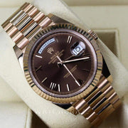 2020 DAY-DATE 40MM EVEROSE CHOCOLATE DIAL 228235 - WatchCraze.com.au