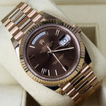 2020 DAY-DATE 40MM EVEROSE CHOCOLATE DIAL 228235 - WatchCraze.com.au