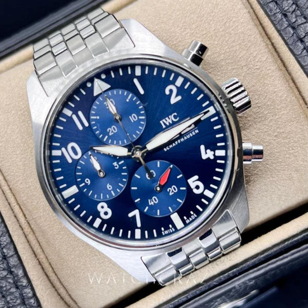2021 IWC PILOT CHRONOGRAPH 41MM BLUE DIAL IW388102 - WatchCraze.com.au