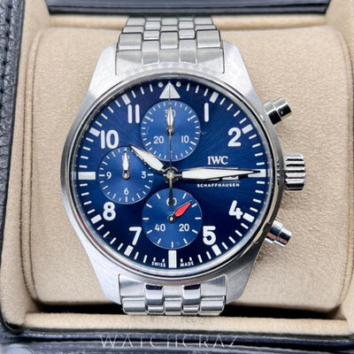 2021 IWC PILOT CHRONOGRAPH 41MM BLUE DIAL IW388102 - WatchCraze.com.au