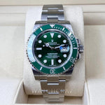 BRAND NEW UNSIZED 2020 ROLEX SUBMARINER HULK 116610LV 40MM DISCONTINUED - WatchCraze.com.au
