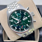 2022 IWC PILOT'S WATCH CHRONOGRAPH 41MM GREEN IW388104 - WatchCraze.com.au
