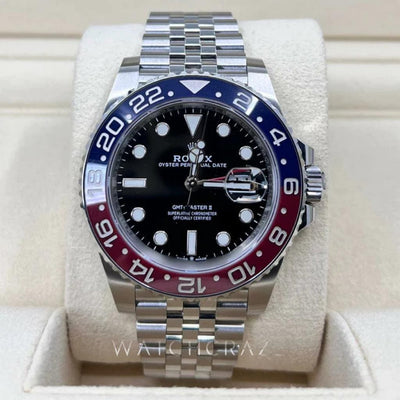 2020 ROLEX GMT MASTER II ‘PEPSI’ JUBILEE 126710BLRO 40MM - WatchCraze.com.au