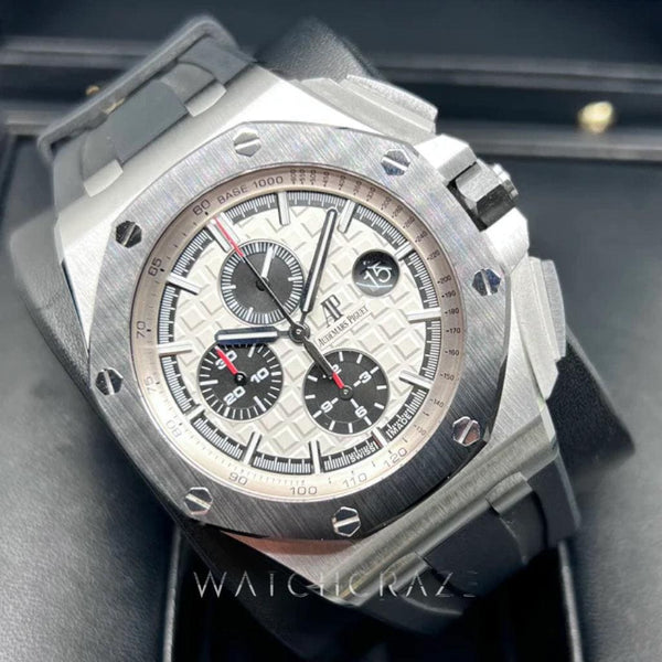2016 AUDEMARS PIGUET OFFSHORE CHRONOGRAPH STAINLESS STEEL CERAMIC 44MM PANDA 26400SO.OO.A002CA.01 - WatchCraze.com.au