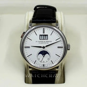 2020 A. LANGE & SOHNE SAXONIA MOONPHASE WHITE GOLD REF. 384.026 - WatchCraze.com.au