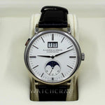 2020 A. LANGE & SOHNE SAXONIA MOONPHASE WHITE GOLD REF. 384.026 - WatchCraze.com.au
