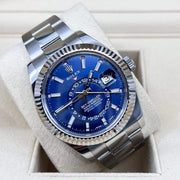 2020 ROLEX SKY DWELLER BLUE DIAL 42MM 326934 - WatchCraze.com.au