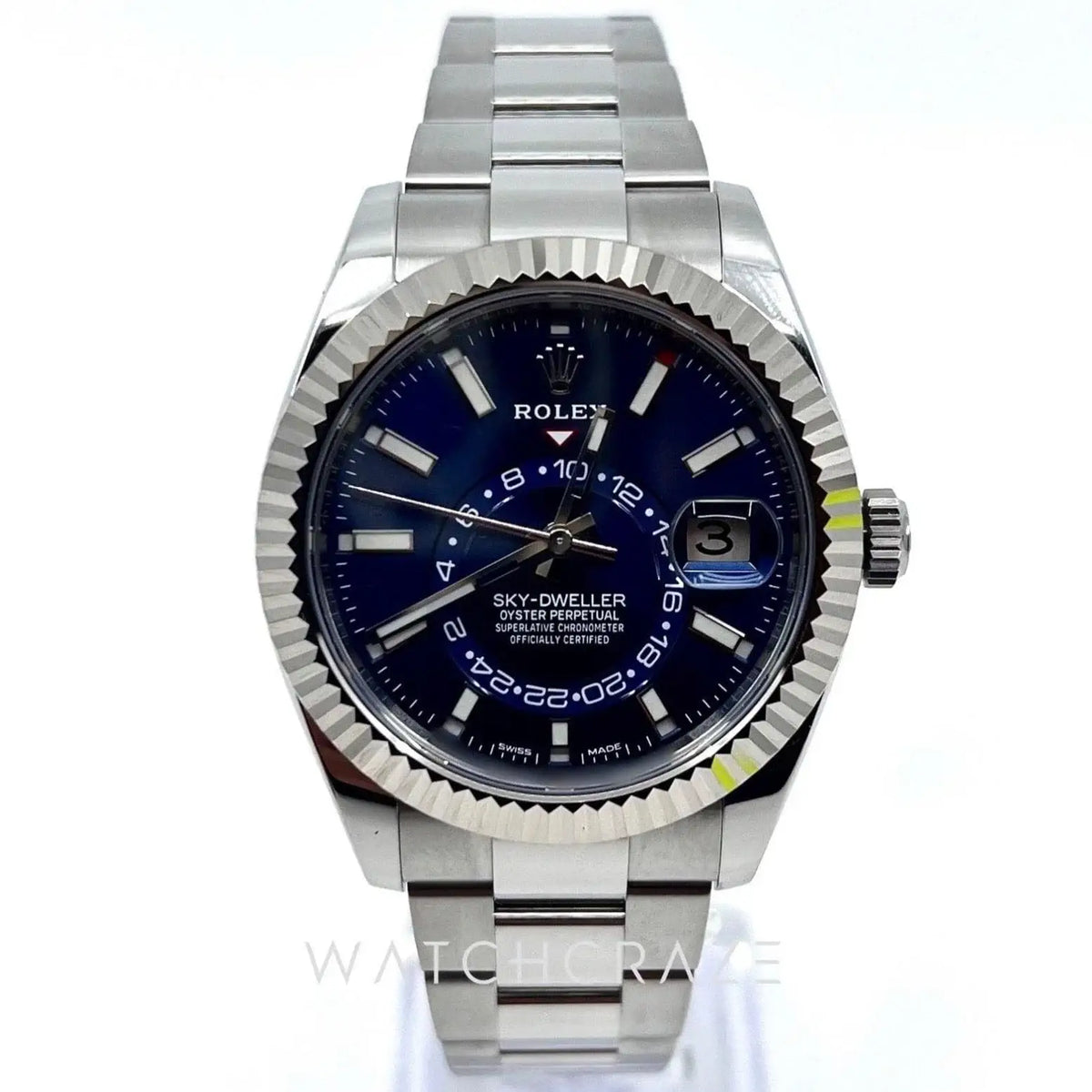 2020 ROLEX SKY DWELLER BLUE DIAL 42MM 326934