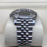 2021 ROLEX DATEJUST BLACK DIAL FLUTED JUBILEE 126334 - WatchCraze.com.au