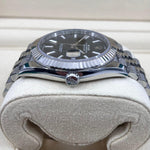 2021 ROLEX DATEJUST BLACK DIAL FLUTED JUBILEE 126334 - WatchCraze.com.au