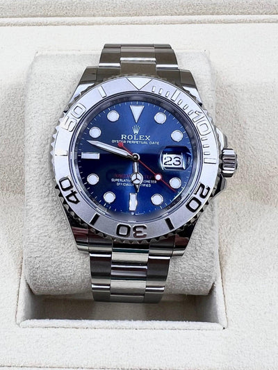 2022 ROLEX YACHT-MASTER BLUE DIAL 40MM 126622 - WatchCraze.com.au