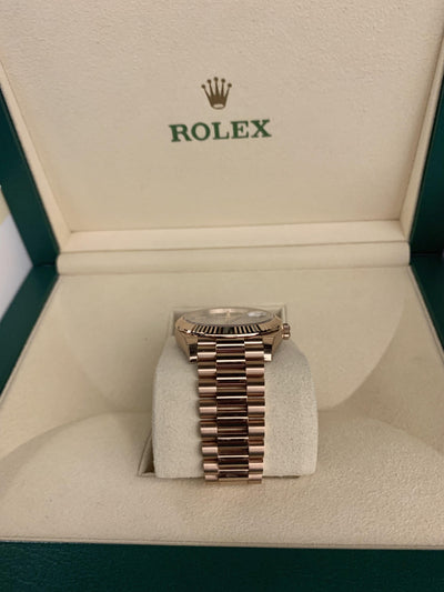 ROLEX DAYDATE ROSE GOLD OLIVE DIAL - WatchCraze.com.au