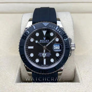 2022 ROLEX YACHTMASTER WHITE GOLD OYSTERFLEX 42MM 226659 - WatchCraze.com.au