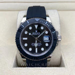 2022 ROLEX YACHTMASTER WHITE GOLD OYSTERFLEX 42MM 226659 - WatchCraze.com.au