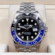 2021 ROLEX GMT MASTER II BATGIRL BLUE & BLACK BEZEL 126710BLNR 40MM - WatchCraze.com.au