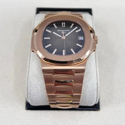 PATEK PHILIPPE NAUTILUS 40MM ROSE GOLD CHOCOLATE 5711/1R - WatchCraze.com.au