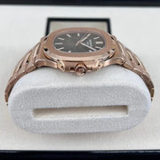 PATEK PHILIPPE NAUTILUS 40MM ROSE GOLD CHOCOLATE 5711/1R - WatchCraze.com.au