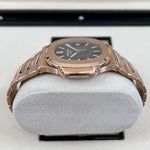 PATEK PHILIPPE NAUTILUS 40MM ROSE GOLD CHOCOLATE 5711/1R - WatchCraze.com.au
