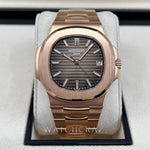 PATEK PHILIPPE NAUTILUS 40MM ROSE GOLD CHOCOLATE 5711/1R - WatchCraze.com.au