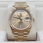 2022 ROLEX DAYDATE 40MM BAGUETTE DIAMOND MARKERS 228238 - WatchCraze.com.au