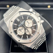 2019 AUDEMARS PIGUET ROYAL OAK 41MM BLACK DIAL CHRONOGRAPH 26331ST - WatchCraze.com.au
