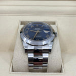2020 ROLEX DATEJUST 41MM 126300 AZZURRO DIAL - WatchCraze.com.au