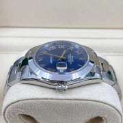 2020 ROLEX DATEJUST 41MM 126300 AZZURRO DIAL - WatchCraze.com.au