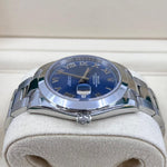 2020 ROLEX DATEJUST 41MM 126300 AZZURRO DIAL - WatchCraze.com.au