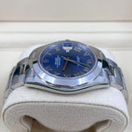 2020 ROLEX DATEJUST 41MM 126300 AZZURRO DIAL - WatchCraze.com.au