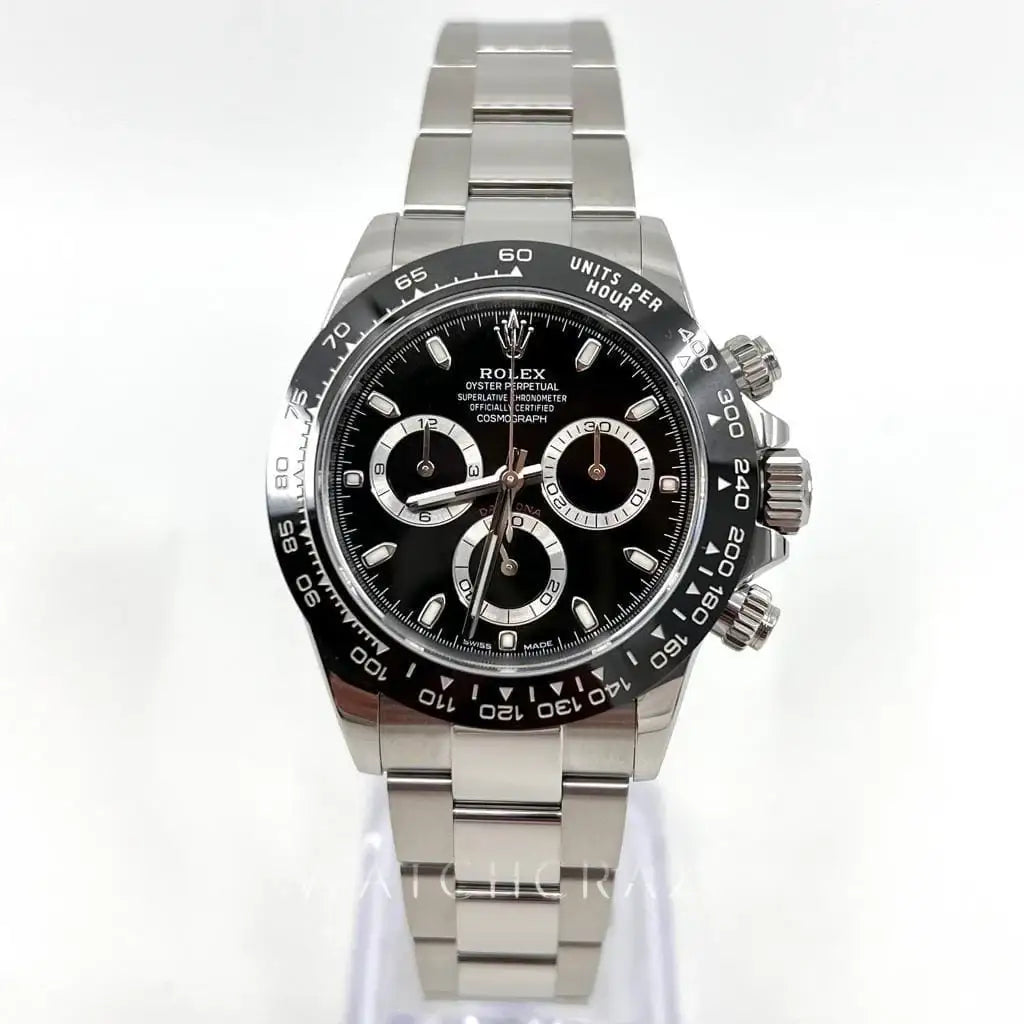 2020 ROLEX DAYTONA BLACK DIAL 40MM 116500LN