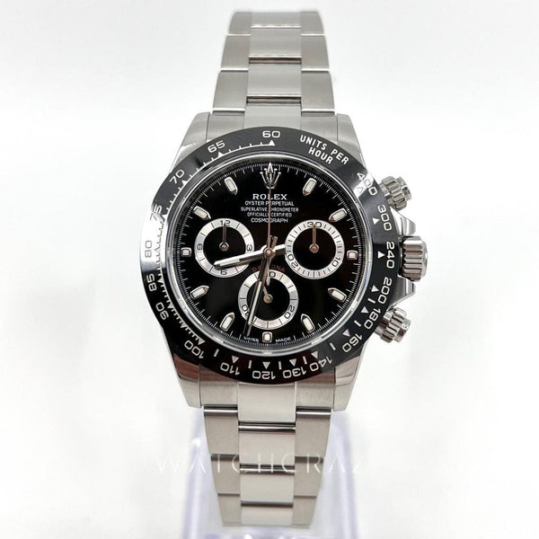 2020 ROLEX DAYTONA BLACK DIAL 40MM 116500LN - WatchCraze.com.au
