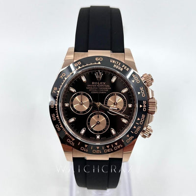 2020 ROLEX DAYTONA EVEROSE OYSTERFLEX 116515LN 40MM - WatchCraze.com.au