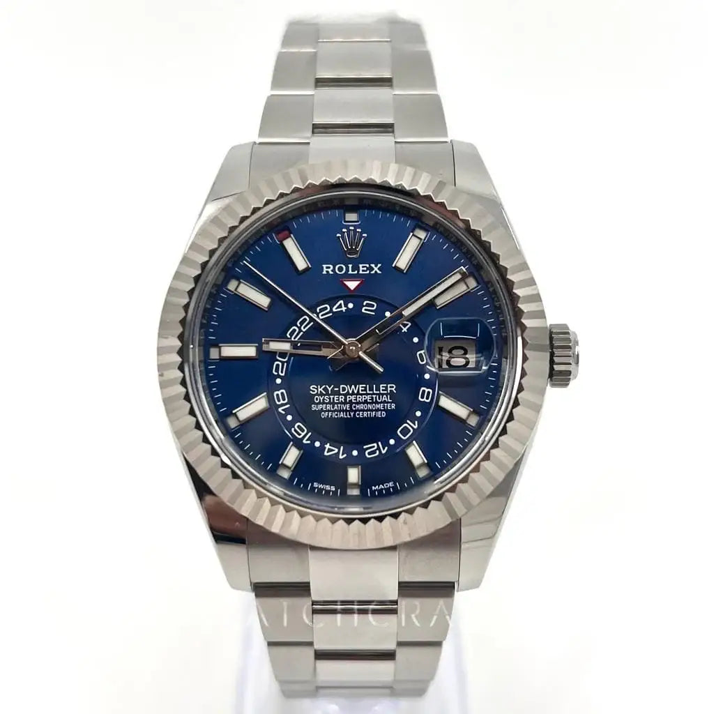 2021 ROLEX SKY-DWELLER BLUE DIAL 43MM 326934