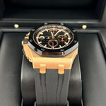 2018 AUDEMARS PIGUET ROYAL OAK OFFSHORE ROSE GOLD CHRONOGRAPH 44MM 26401RO - WatchCraze.com.au