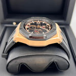 2018 AUDEMARS PIGUET ROYAL OAK OFFSHORE ROSE GOLD CHRONOGRAPH 44MM 26401RO - WatchCraze.com.au