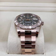 2022 ROLEX SKYDWELLER EVEROSE SLATE DIAL 42MM 326935 - WatchCraze.com.au