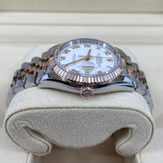 2022 ROLEX DATEJUST 36MM FLUTED/JUBILEE EVEROSE TWO TONED 126231 - WatchCraze.com.au