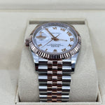 2022 ROLEX DATEJUST 36MM FLUTED/JUBILEE EVEROSE TWO TONED 126231 - WatchCraze.com.au